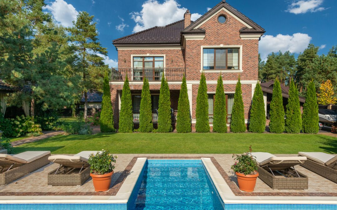 low maintenance pool landscape design